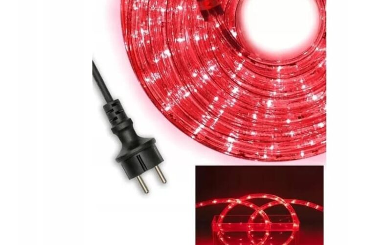 wąż świetlny led