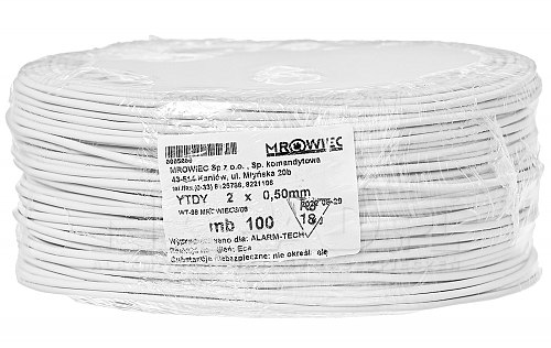 Przewód YTDY 2x0.5 mm